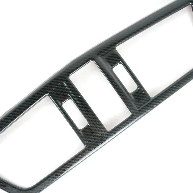 Car For Mercedes Benz E Class Coupe W207 C207 2009-2013 Console Air Condition Outlet Frame Decoration Sticker Carbon Fiber Color