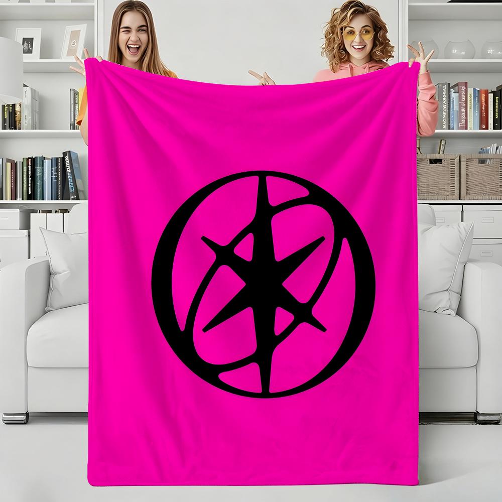 Girlgroup K-KATSEYEs Throw Flannel Blanket Perfect for Sofa Office Bed Travel Sleep Read Relax Camping four season use