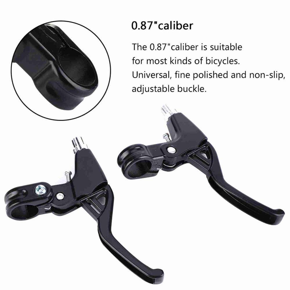 1 Pair Aluminum Alloy Bicycle Brake Levers 4 Finger Grip Bike Brake Handle  ,Most Bicycle