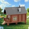 MOC Wood Cabin Building Blocks Medieval Wood Cabin Architecture Street View Bricks Model Assembly Toys Kids DIY Birthday Gifts