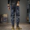 Herbst Winter Herren Trendy Loose-Fit Jeans Lässige Haremshose Lange Hosen Bequeme Arbeitskleidung