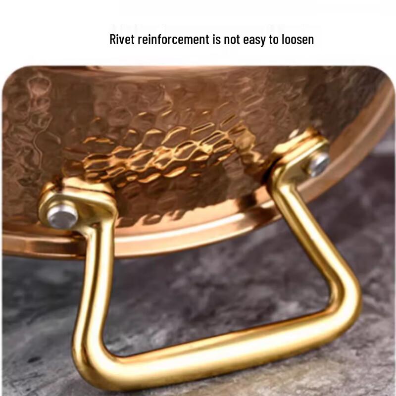 Yingbai 26cm Zesílený kovaný nerezový hot pot 304
