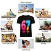 Fun Sweet Style No.67 Dessert Print Casual Short Sleeve Top Pure cotton T-shirt