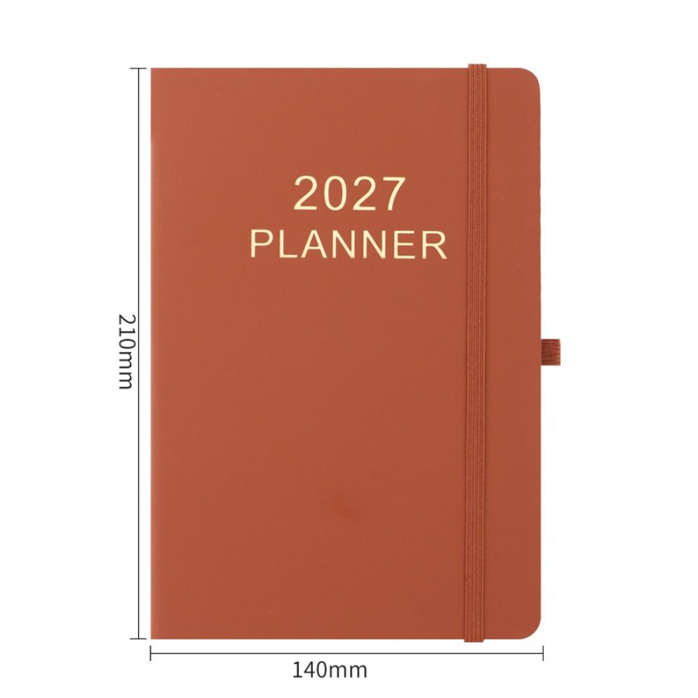 To Do List 2027 Agenda Book A5 Daily Planner Book Portable Schedule Book Students