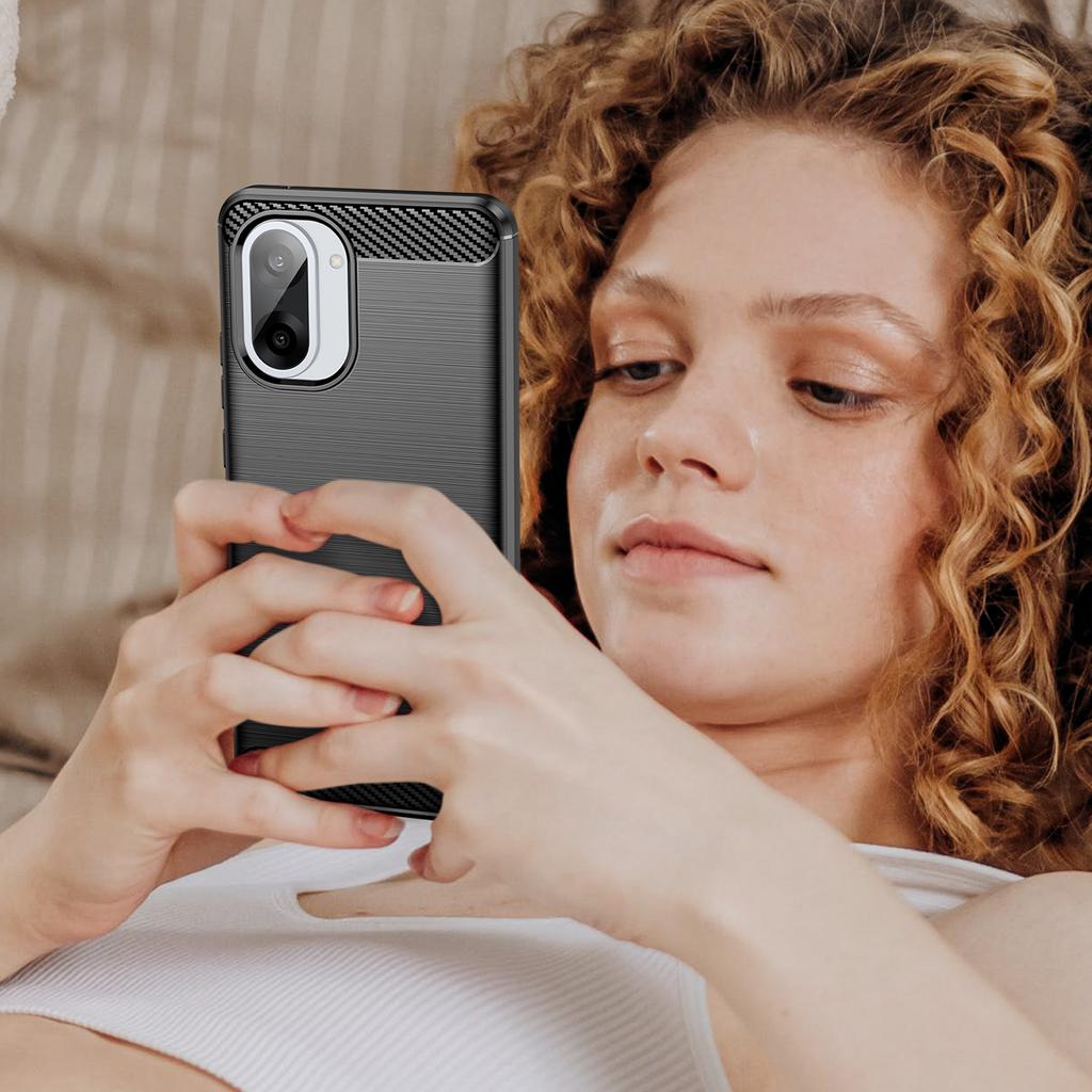 For OnePlus Ace 5 Racing 5G/Nord CE5 5G Case Protective Phone Cover Carbon Fiber Texture Brushed