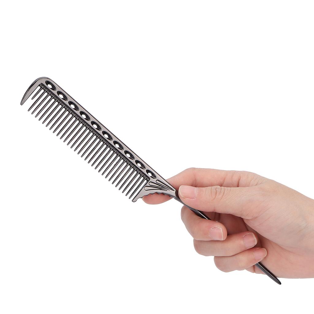 Professional Rat Tail Hair Comb Salon Hairdressing Styling Comb Barber Aluminum Metal Comb