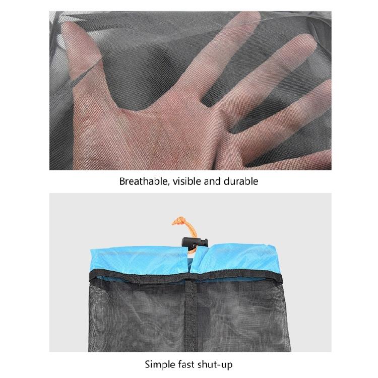 Golf Balls Bag Mesh Bag Storage Travel and Sports Polyester Mesh Drawstring Bag