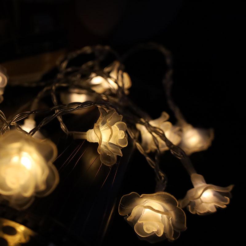 Outdoor LED Starry String Lights for Wedding, Birthday, and Holiday Decorations - Flashing Colored Atmosphere Lights