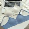Traceless Nude Underwear Summer Thick Small Breasts Gather Without Steel Rings Knitted Breast Anti-sagging Girl Bra Cover