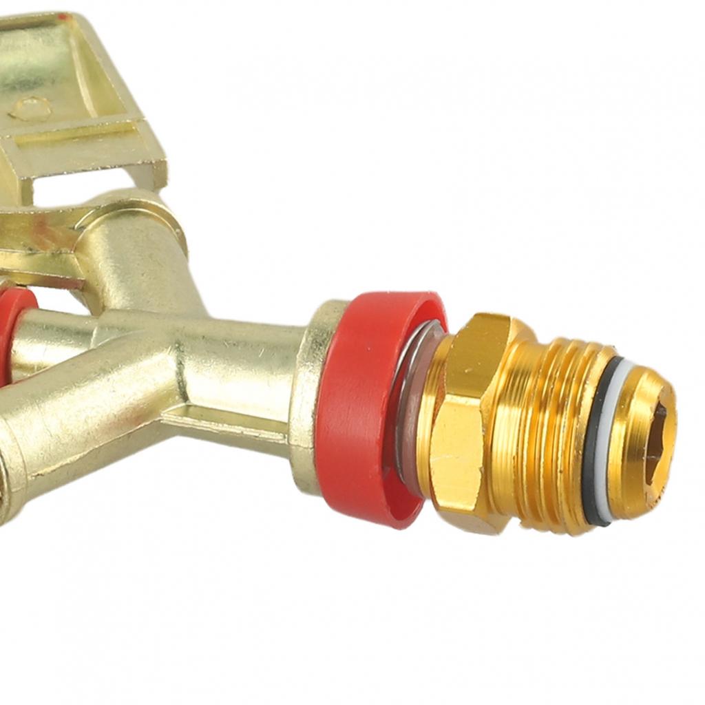 360° Hole Brass Spray Nozzle Sprinkler Head Garden Farm Lawn Irrigation System