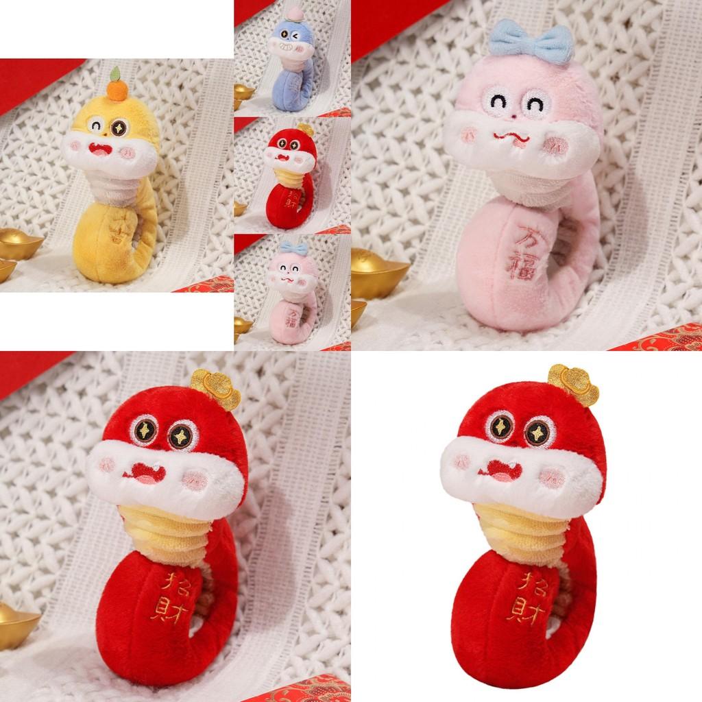 Adorable Plush Snake Wristband Cute Red Snake Doll For Girls Perfect Gift