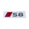 Metal Rear Trunk Emblem Car Accessories for Hot S3 S7 S5 S6 S8 Letter Stickers Side Decals Badge Auto Refitting Decoration