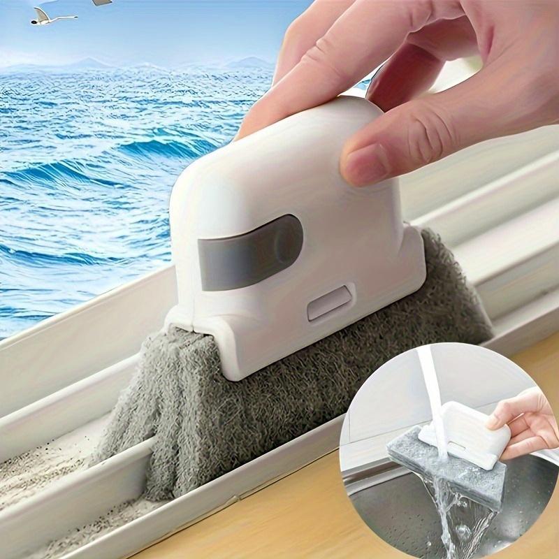

1-piece multifunctional door and window track cleaning brush reusable kitchen, bathroom and living room groove cleaner