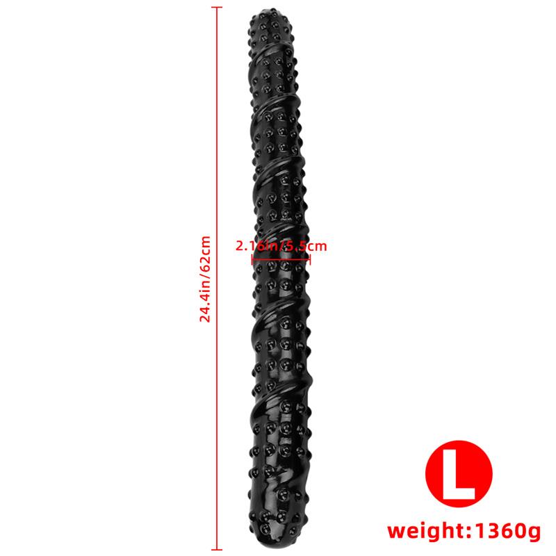 Double Head Super Long Oversized Wolfsbane Simulation Double Head Anal Plug Dildo Simulation Dildo