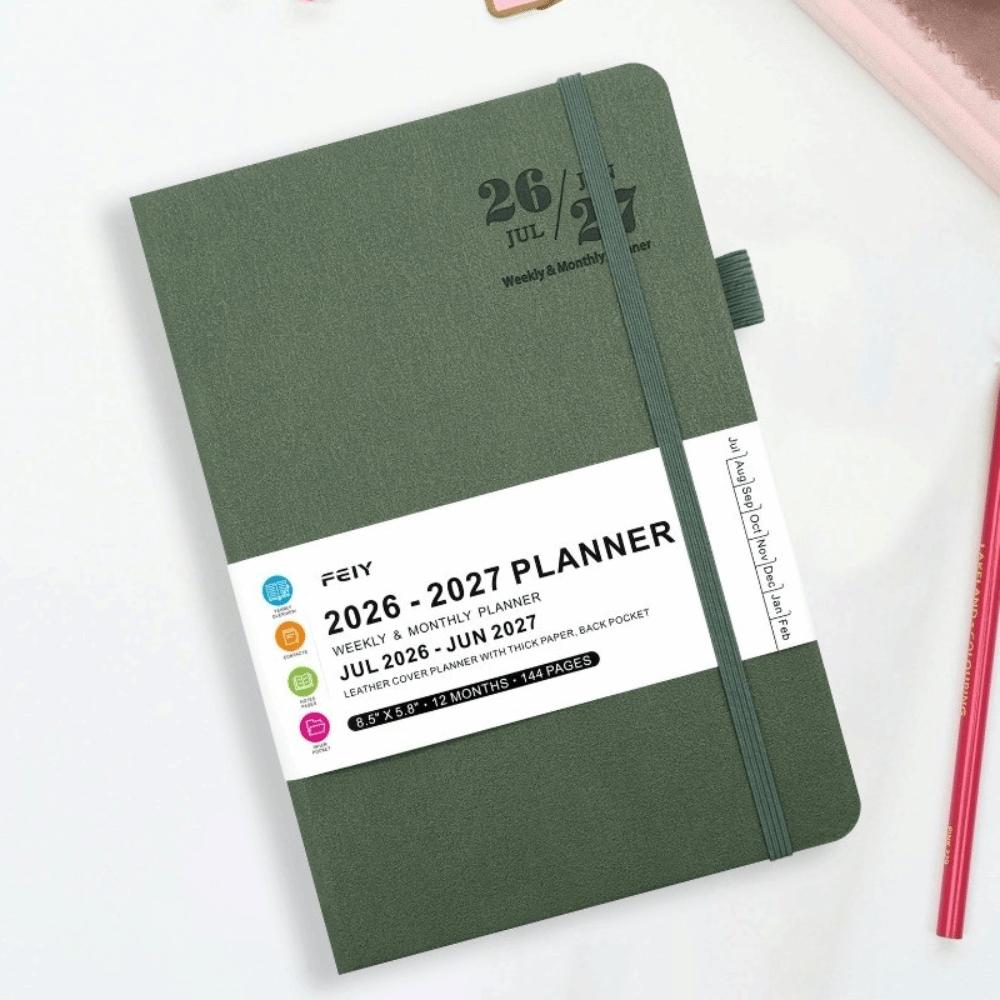 English 2026-2027 Schedule Book A5 Time Management Planner Agenda Planner Notebook  Students