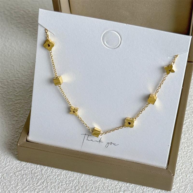 Ελαφριά Πολυτέλεια Τετράφυλλο Λουλούδι Χειροκόσμημα Υψηλή Αίσθηση Διπλής Όψης Τετράφυλλο Τριφύλλι Βραχιόλι Γυναικείο Απλό Βραχιόλι Με Ταμπεραμέντο