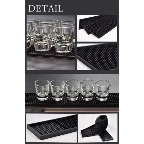 Goods Land [2 Types] Bar Mat, Draining PVC, Non-Slip, for Kitchen Sinks, Glasses, and Counters, GD-BARMAT-A