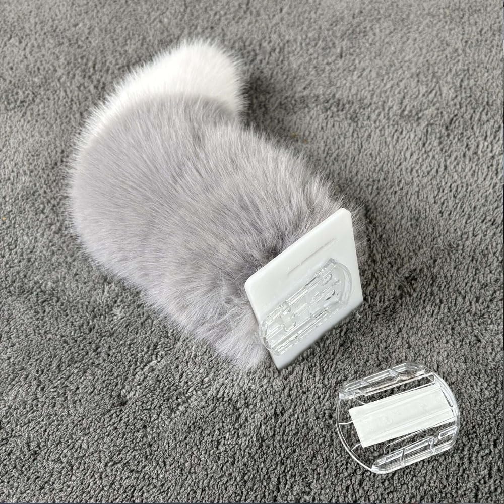 Remote Control Electric Car Tail, Fuzzy Tail Car Decoration, Rechargeable Plush Animal Moving Tail, Self Adhesive Electric Animal Tail Car Decor