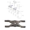 Corrosion Resistant Clamp Extended Lifespan Injector Holder 1422558 Replacement