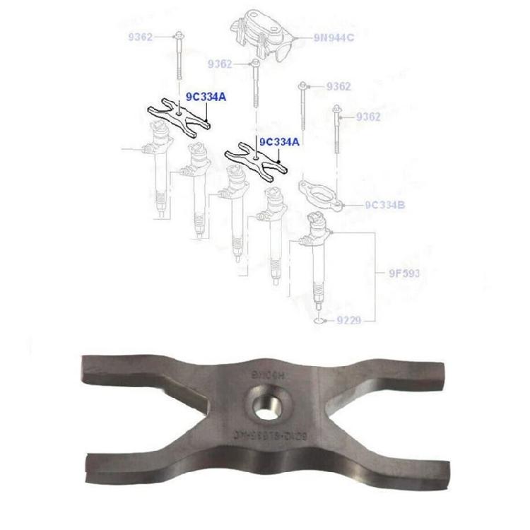 Corrosion Resistant Clamp Extended Lifespan Injector Holder 1422558 Replacement