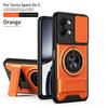 Für Tecno Spark Go 3 Hülle Tecno Pop 20 Abdeckung Magsafe Magnetischer Falthalter Militär-Panzer Kamera-Schutzhülle