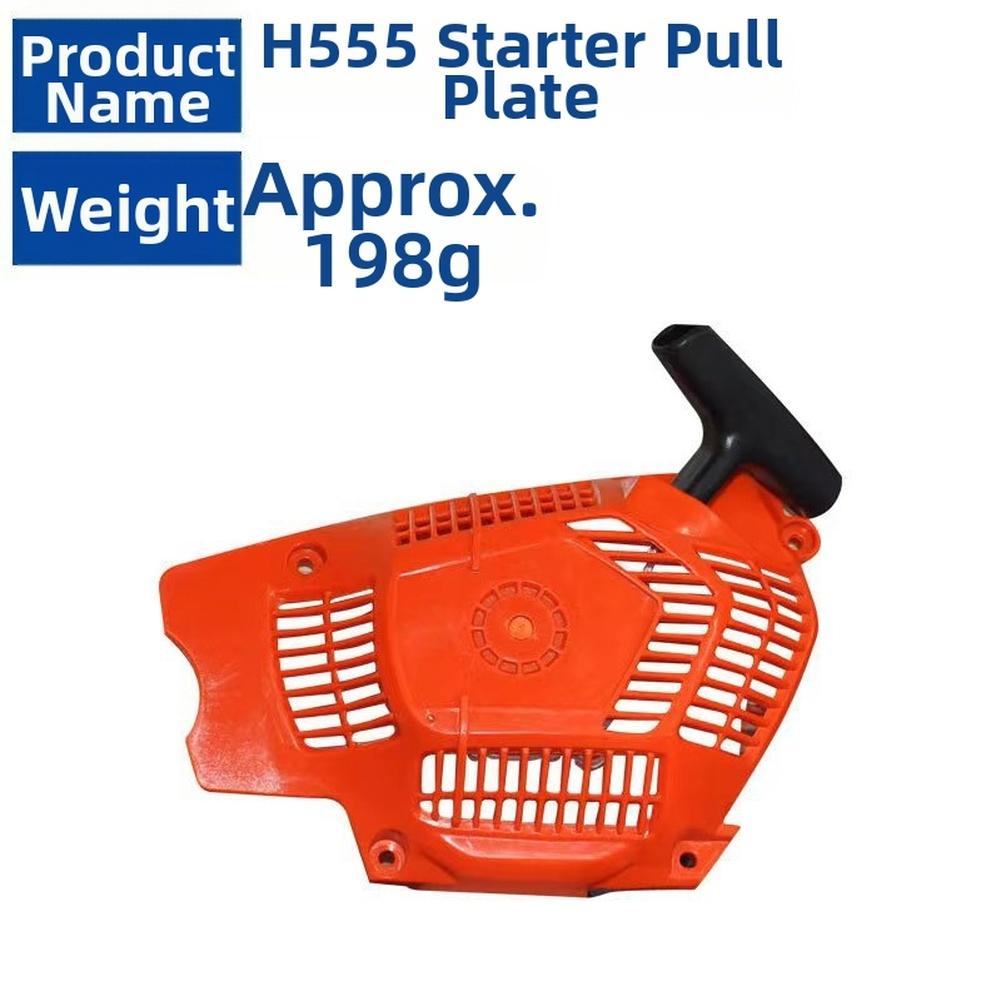 H555 565 560XP Starter Pull Rope Recoil Assembly Left Side Panel Spark Component Lawn Mower Replacement Parts