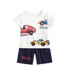 Boys Summer Cotton Casual Shorts And Tshirt Set For Kids Ages 3 To 8