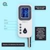Eagle Ray Digital Pool Water Test Kit with Digital Water Tester and 30 Test Strips for Chlorine Bromine Total Hardness Cyanuric