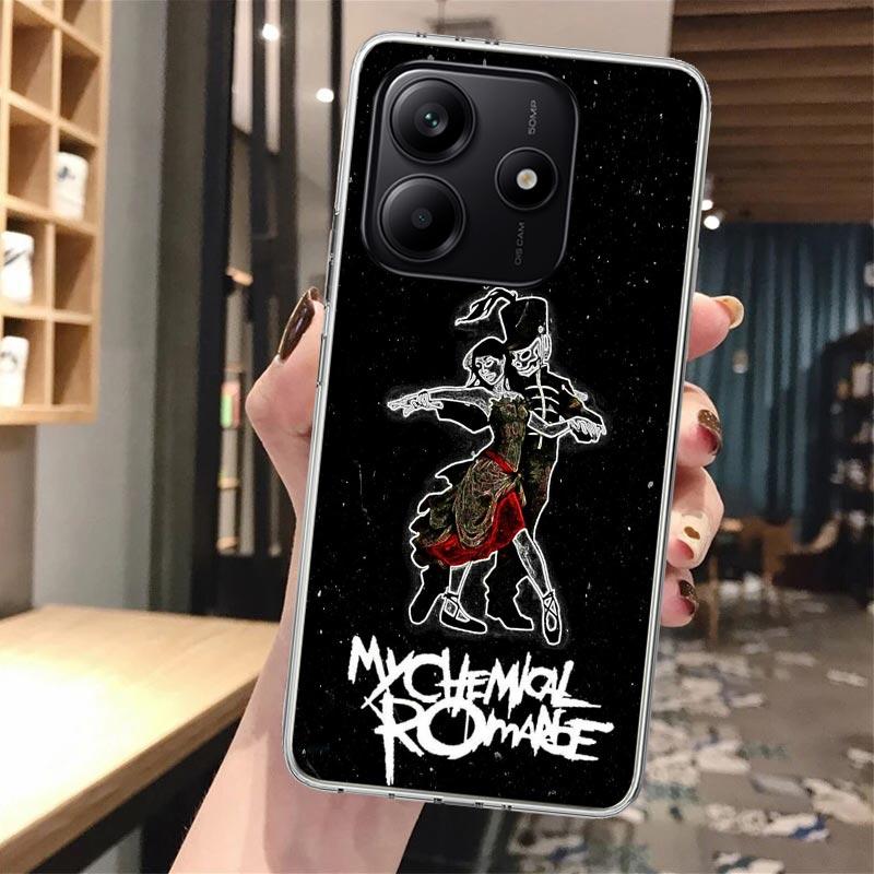 My Chemical Romance MCR Soft Phone Case For Xiaomi Redmi Note 14 14S 13 12S 12 11S 11 11E Pro Plus 11T 10S 10 9S 5G Pattern Cove