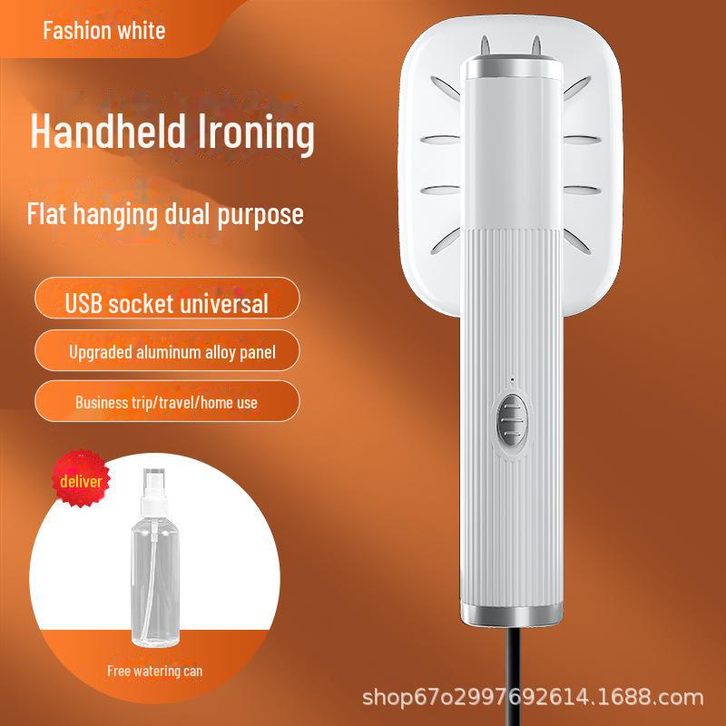 

Портативна ручна парова праска: Компактний для використання вдома, гуртожитку чи подорожі USB plug білий