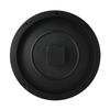 Engineered Wood, Glass Vivid 12-inch Silent Movement Wall Clock (Black)