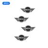 2/4 pezzi Distintivo Emblema Adesivo in Alluminio 3D per MINI E90 COOPER S JCW R55 R56 R60 R61 F54 F55 F56 F57 F60 One R50 Accessori ycahd11