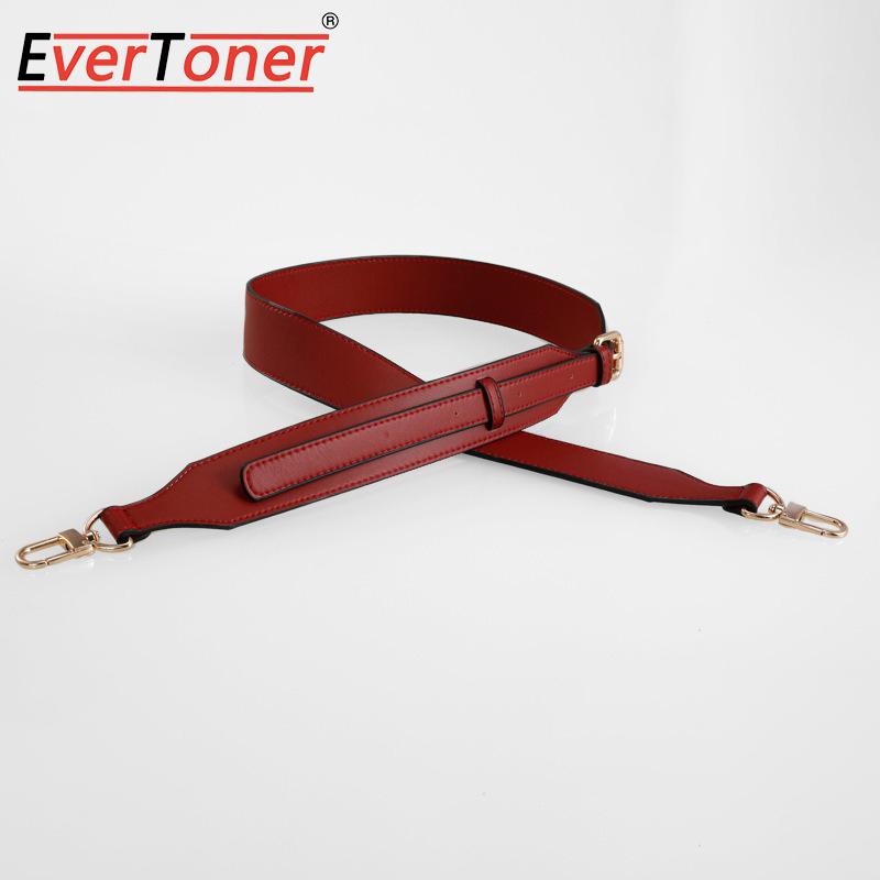 EverToner Fashion Leather Bag Straps Long Adjustable Leather Bag Strap Replacing Underarm Shoulder Straps Bag Accessory