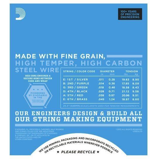 D'Addario EXL115, Guitare, Electrique