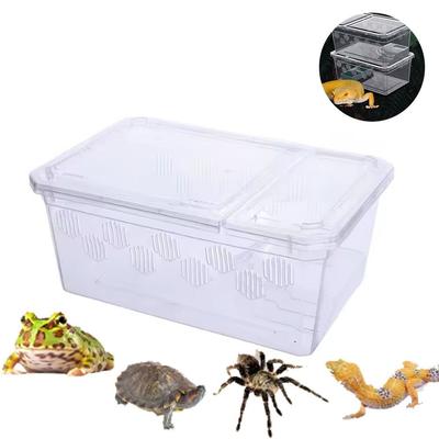 Breathable Reptile Breeding Box  For Lizards Geckos Snakes Spiders Scorpions Beetles Centipedes