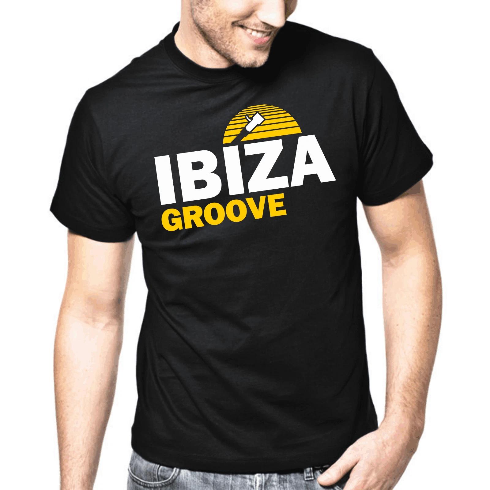 Men s and Women s T-shirts Ibiza Groove Music Club DJ Sun House Funky Summer Gift S