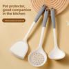 Kitchenware Set Food Grade Silicone Spatula Non-stick Pan Special High Temperature Resistant Kitchen Cooking Soup Spoon Colander
