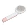 Pet Slicker Brush 2 in 1 Detangling Self Cleaning Floating Hair Removal Pet Grooming Comb with Nail Grinder for Cat