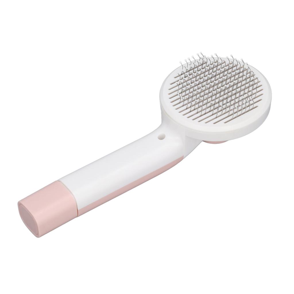 Pet Slicker Brush 2 in 1 Detangling Self Cleaning Floating Hair Removal Pet Grooming Comb with Nail Grinder for Cat