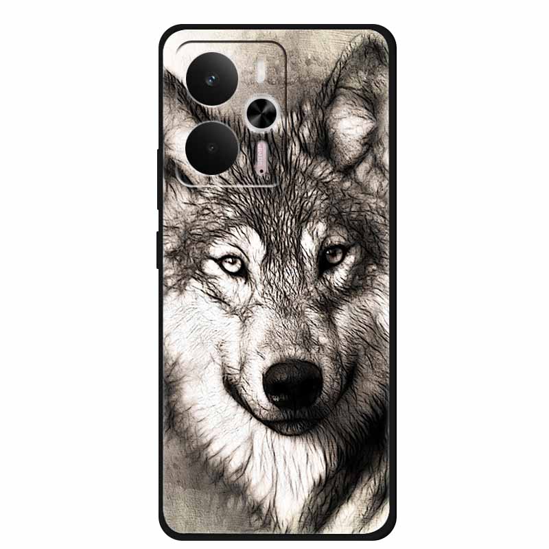 For Realme 14 Case Soft TPU Black Silicone Cover for Realme 14 5G Global RMX5070Soft Case Shockproof Cover RMX5070 Oppo Realme14