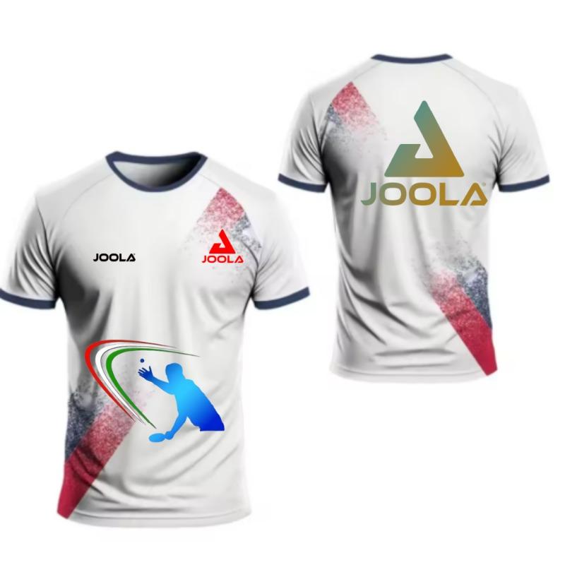 New Sport Table Tennis Clothing Men's T-Shirt Badminton Tennis Quick Dry Short Sleeve Men's Breathable T-Shirt Table Tennis Club