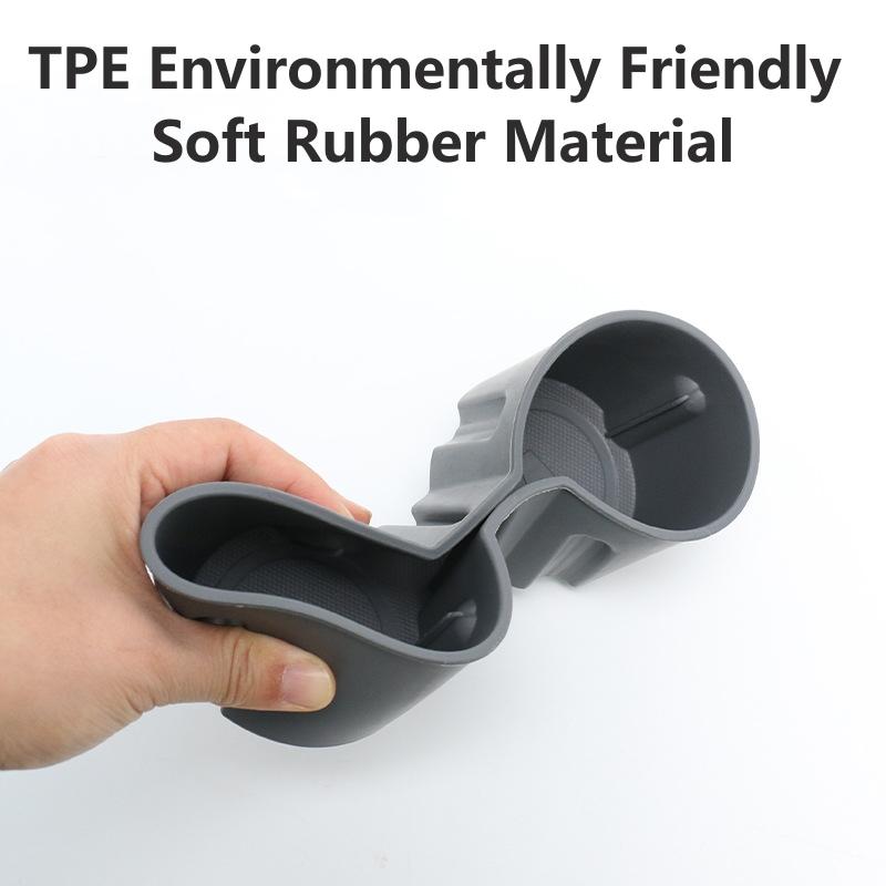 Water Cup Holder For Tesla Model 3/ Y 2025-23 Central Control Cup Holder Holder Protective Cover Interior Insert Storage Box