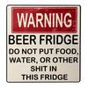 Kühlschrankmagnet, kreativer Vintage-Kühlschrankmagnet mit Bier-Motiv, Schild für Zuhause, Küche, Bar, Dekoration