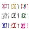 6 Pcs Candy Cane Christmas Ornament Plastic Twisted Candy Cane Christmas Tree Hanging Decoration for Xmas Tree Holiday Party Supplies