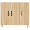 Sideboard Sonoma Oak 90 X 34 X 80 Cm Particleboard