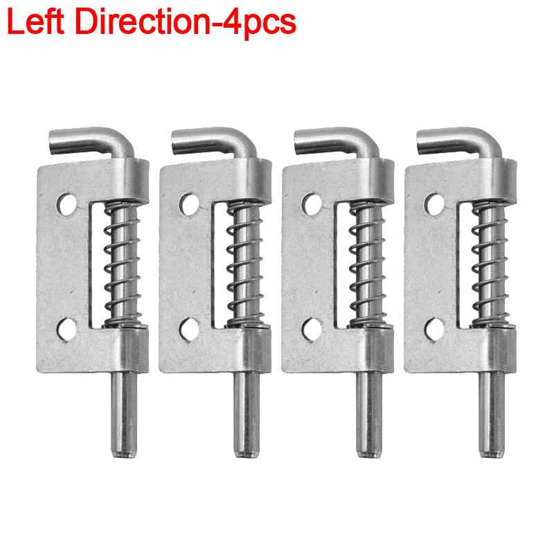 Spring Loaded Door Bolt Latch Stainless Steel Flat Pin Security Door Spring Bolt Latches Cabinet Hardware Distribution Box Lock
