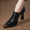 Sexy High Heels Women Shoes Pointed Toe Luxury Retro Ankle Boots  Fashion Pumps Winter Party Boots New Dress Mujer De Botas