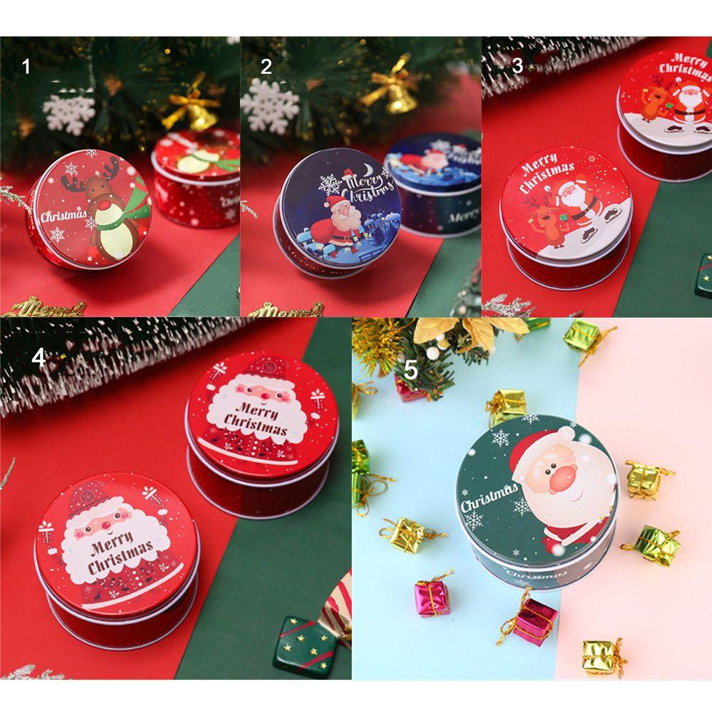 Supplies Candy With Lids Cookie Box Christmas Tin Gift Box Storage Containers Tinplate Gift Boxes
