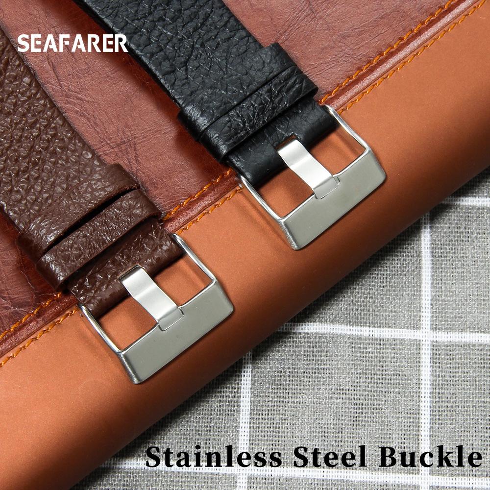 Applicable To Diesel 32mm Notched Watch Belt Men's and Women's Watch Accessories Leather Strap