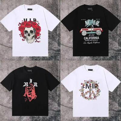 High Quality 100% Cotton T-shirt Summer Oversized Round Neck Men Short Sleeve Brand Pattern Printed Women Tee Sports Fitness Top
